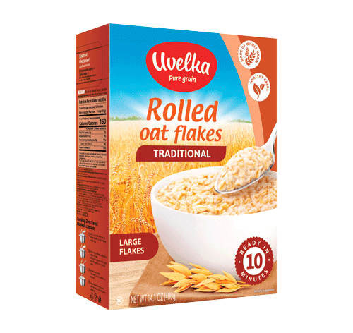 UVELKA TRADITIONAL OAT FLAKES 400GM